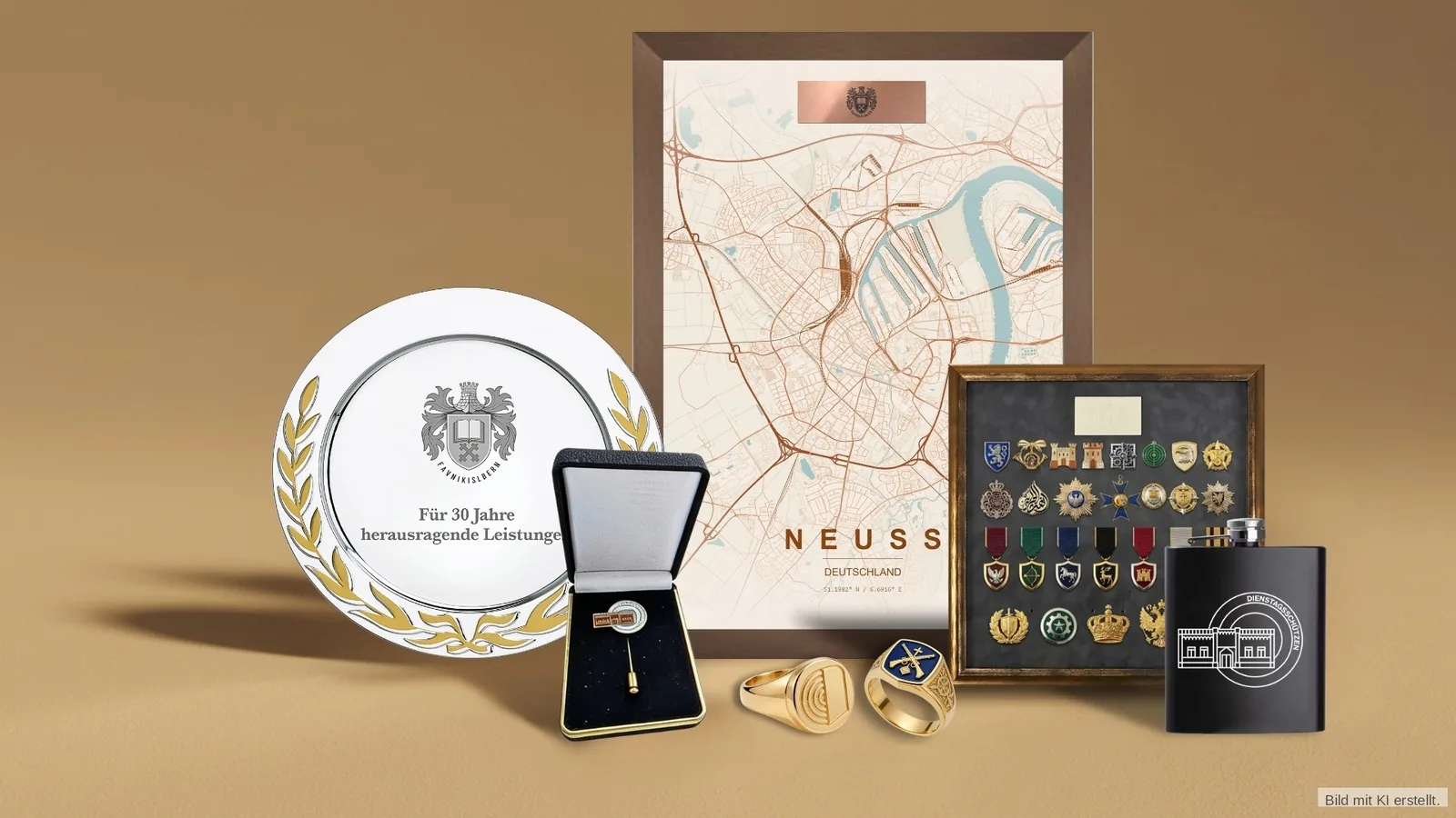 Ehrengeschenke, Kunstdrucke und Auszeichnungen für Jubiläum und Ehrung