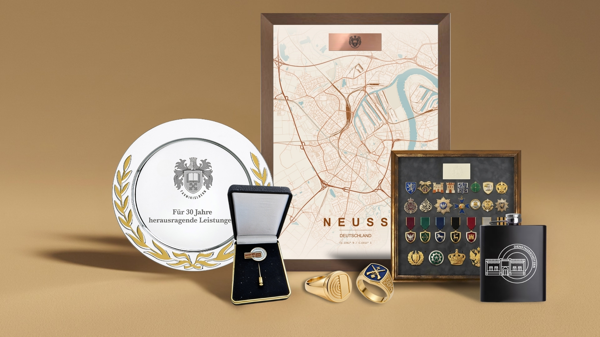 Ehrengeschenke, Kunstdrucke und Auszeichnungen für Jubiläum und Ehrung
